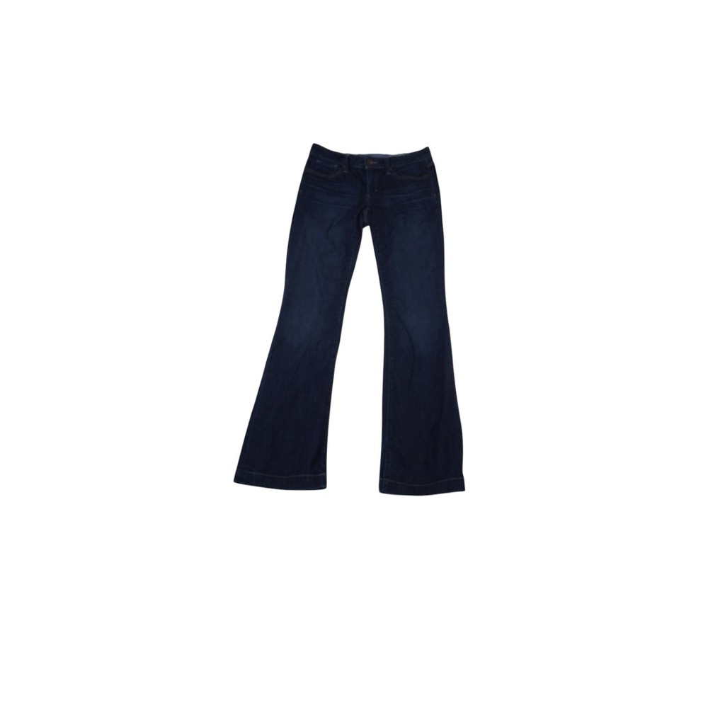 Gap 1969 Long & Lean Bootcut Jeans Womens 26/2L Blue Whiskering Denim Cotton